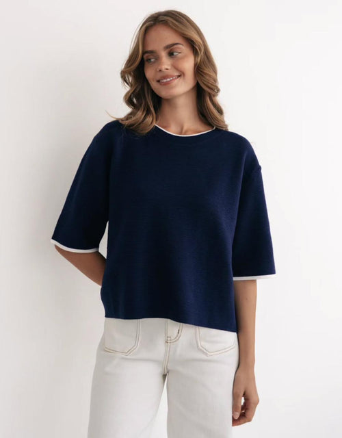 label-of-love-yara-knit-short-sleeve-top-navy-womens-clothing