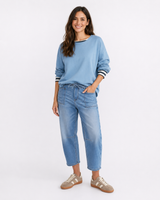Leo Barrel Jeans - Blue Denim