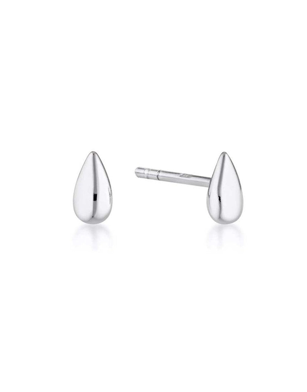Petal Stud Earrings - Sterling Silver
