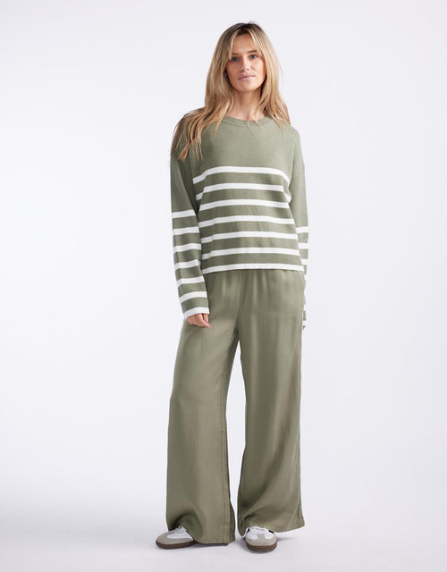little-lies-lottie-stripe-sweater-khaki-white-womens-clothing