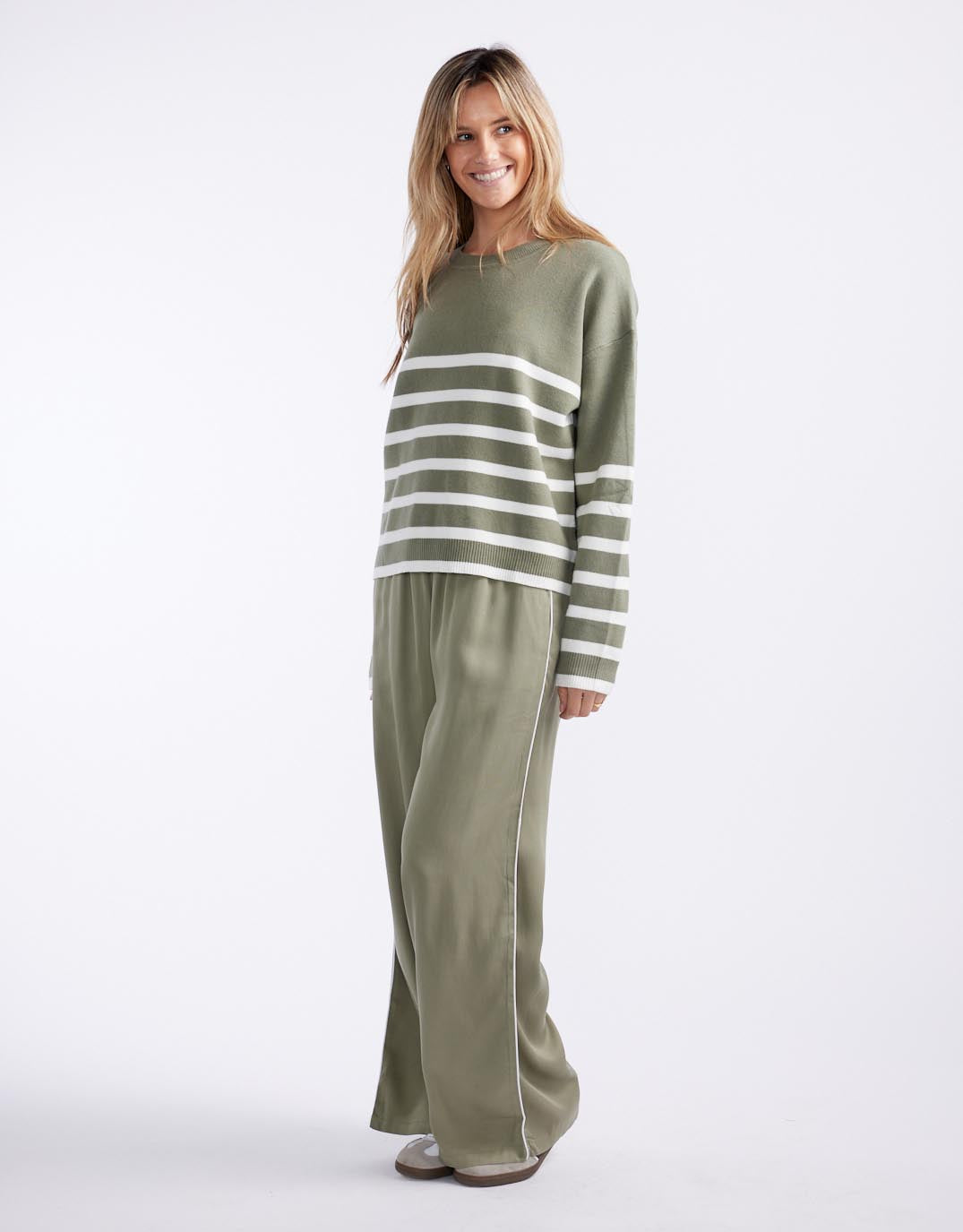 little-lies-lottie-stripe-sweater-khaki-white-womens-clothing