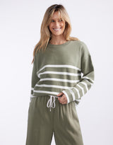 little-lies-lottie-stripe-sweater-khaki-white-womens-clothing