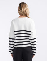 little-lies-lottie-stripe-sweater-white-black-womens-clothing