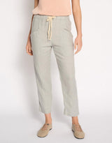 Luxe Linen Pants - Dusty Aqua