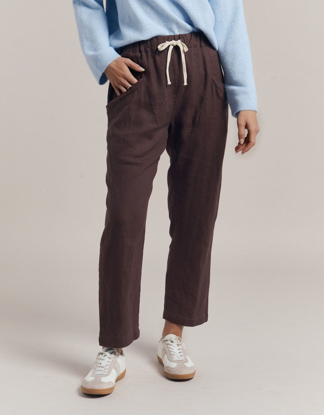 little-lies-luxe-linen-pants-chocolate-womens-clothing