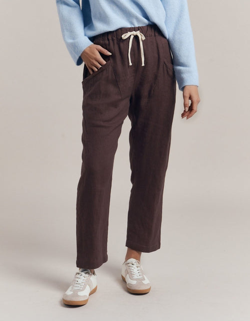 little-lies-luxe-linen-pants-chocolate-womens-clothing