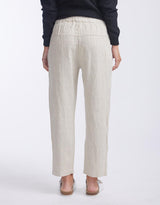 Little Lies - Luxe Linen Pants - Natural - White & Co Living Pants