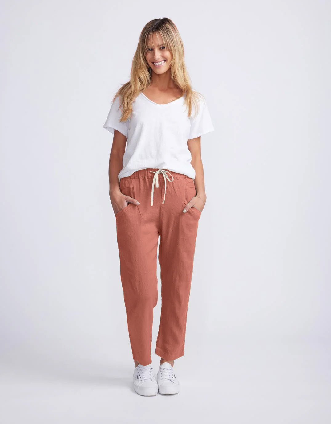 little-lies-luxe-linen-pants-terracotta-womens-clothing