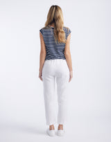 Little Lies - Luxe Linen Pants - White - White & Co Living Pants