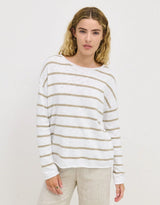 little-lies-minnie-knit-top-white-khaki-stripe-womens-clothing