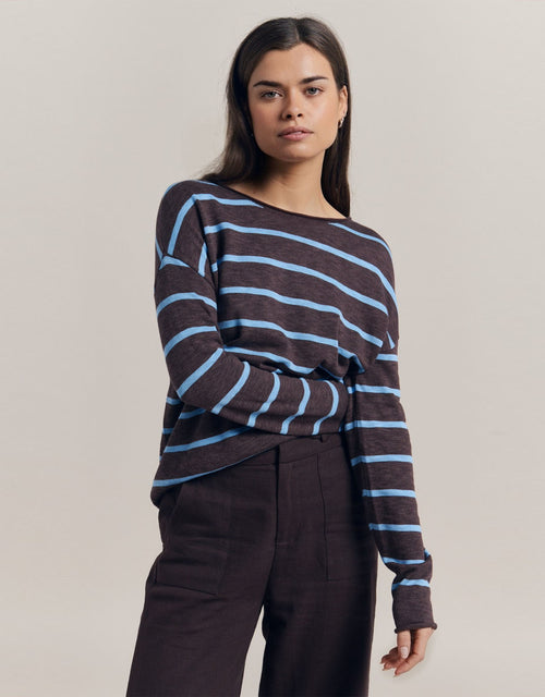 little-lies-minnie-top-chocolate-blue-womens-clothing