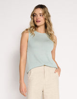 Spring Tank - Dusty Aqua