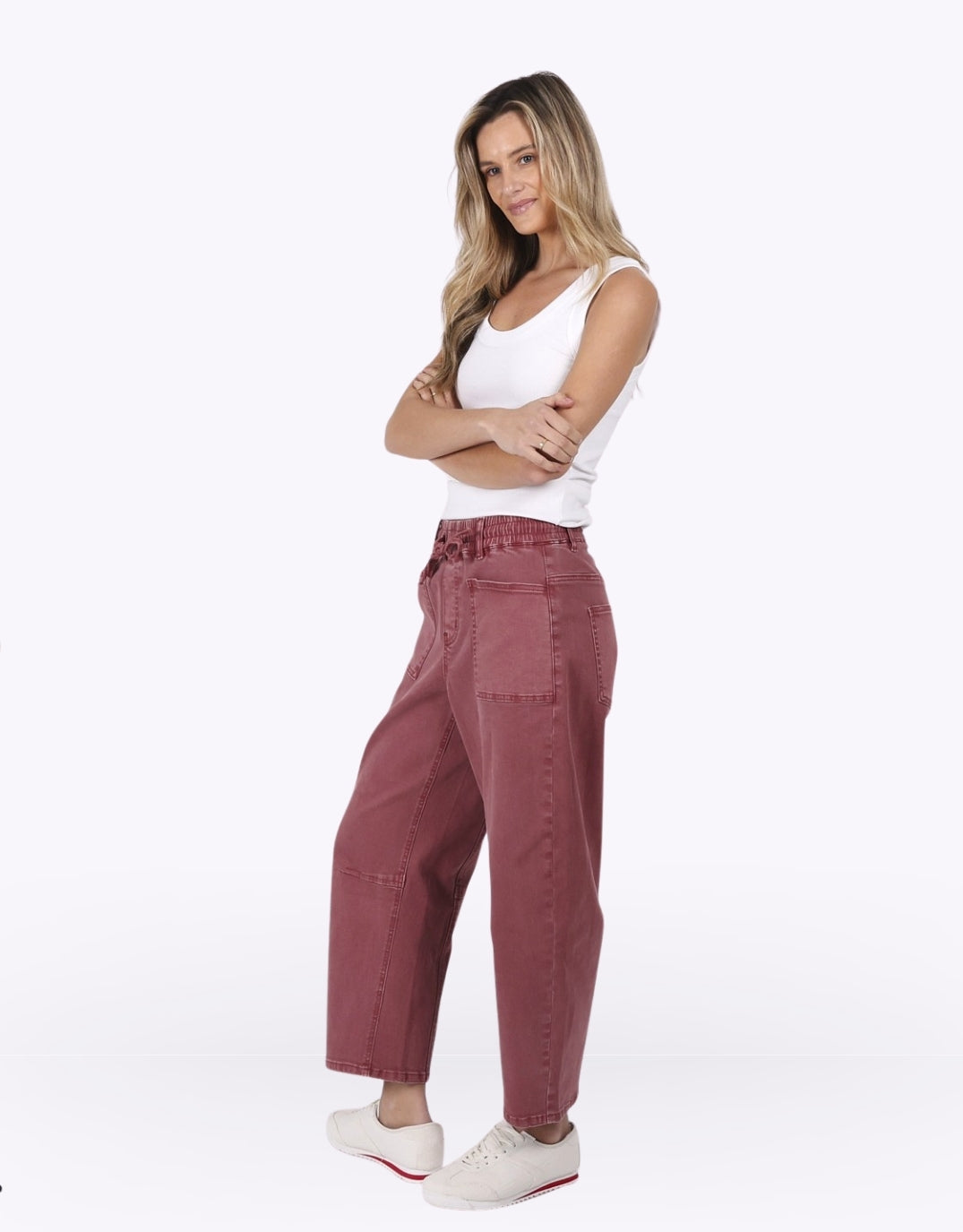 Leo Barrel Jeans - Sunset