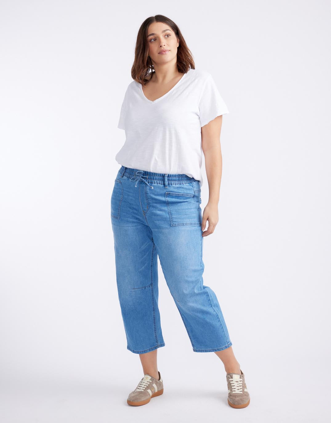 Leo Barrel Jeans - Blue Denim