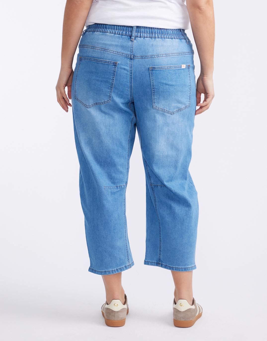 Leo Barrel Jeans - Blue Denim