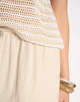 Nina Tank - Natural/White