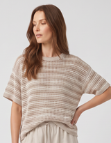 Nina Tee - Natural/White
