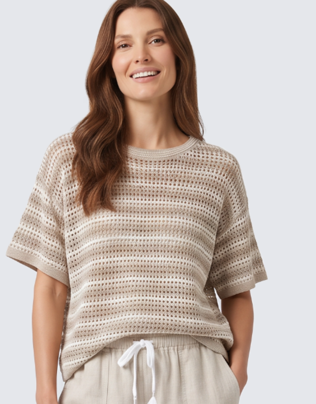 Nina Tee - Natural/White