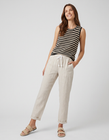 Nina Tank - Natural/Black