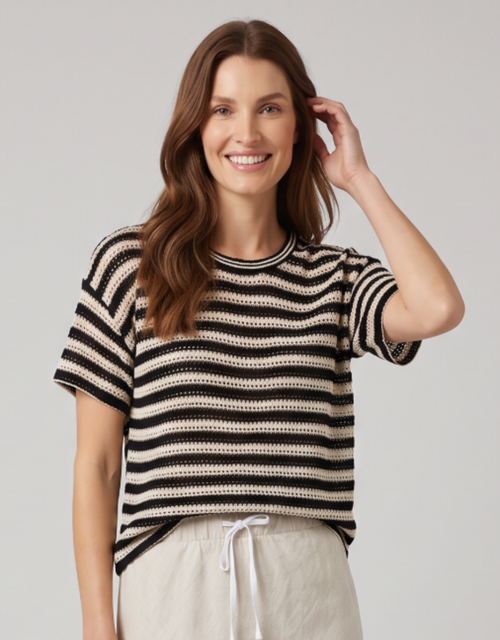 Nina Tee - Natural/Black
