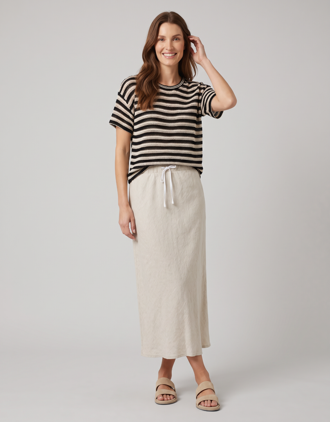 Nina Tee - Natural/Black
