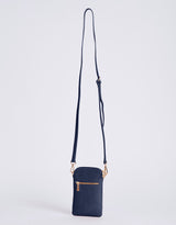 On The Go Bag - Navy/Navy Pink Stripe