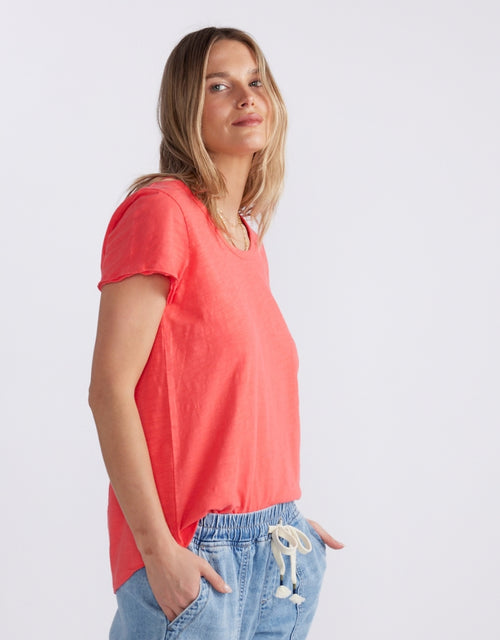 Original Round Neck T-Shirt - Poppy