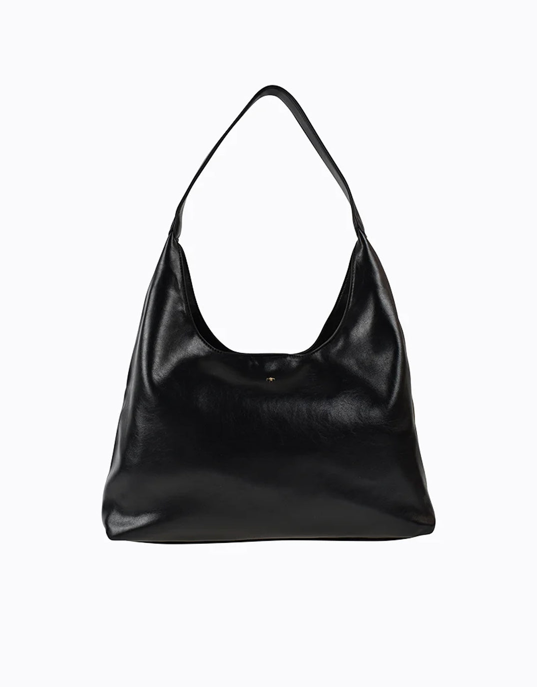 Jami Slouch Tote - Black Crinkle / Gold