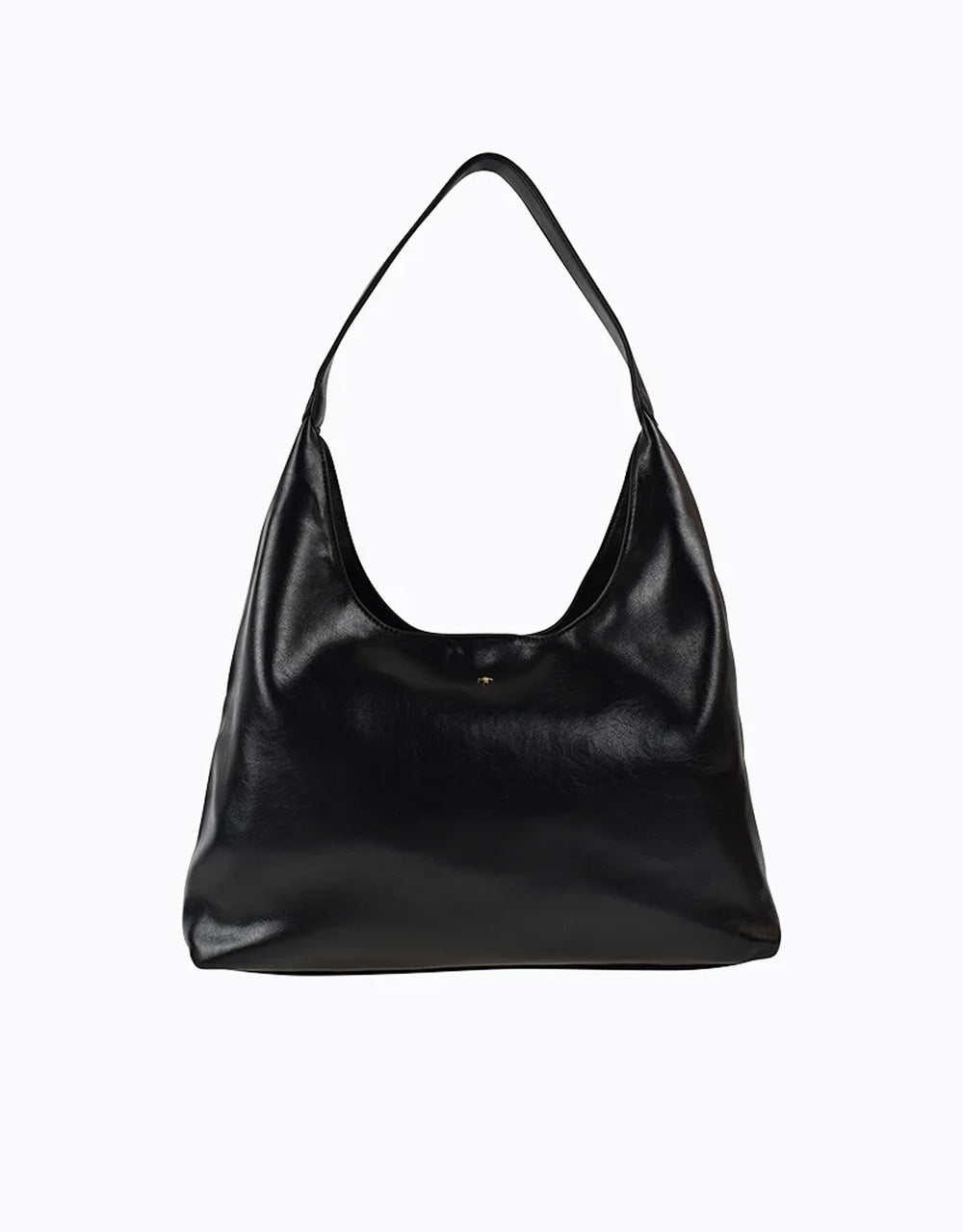 Jami Slouch Tote - Black Crinkle / Gold