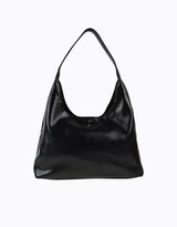 Jami Slouch Tote - Black Crinkle / Gold