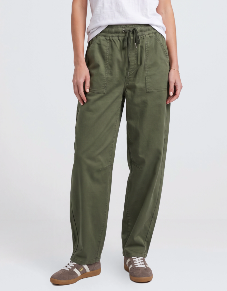 Quinn Barrel Jogger - Basil