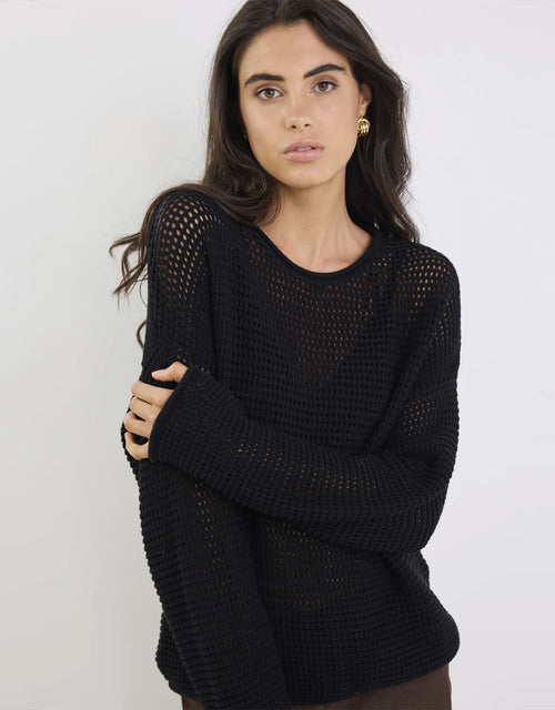 reunion-label-dawn-crochet-knit-jumper-black-womens-clothing
