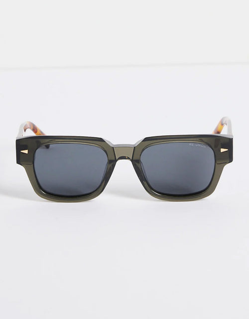 Milano Tort Arm Classic Stud Sunglasses - Grey/Tort