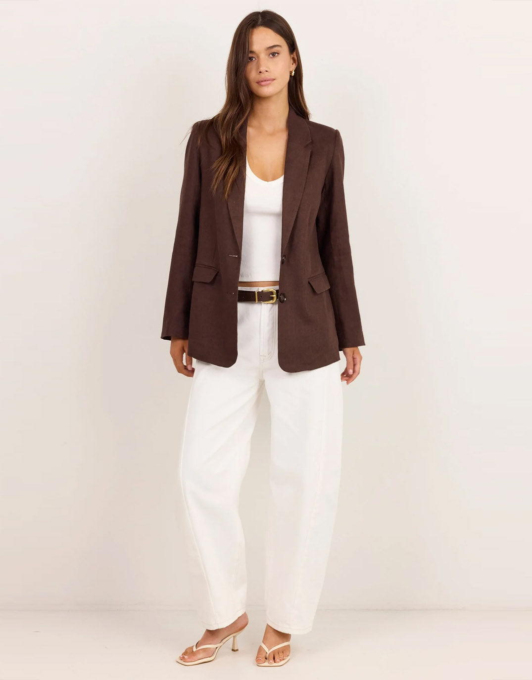 reunion-label-pillar-linen-2-button-blazer-chocolate-womens-clothing