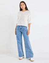 reunion-sunrise-crochet-knit-tee-ivory-womens-clothing