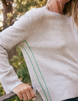 Riviera Wool Cashmere Knit - Grey Marle