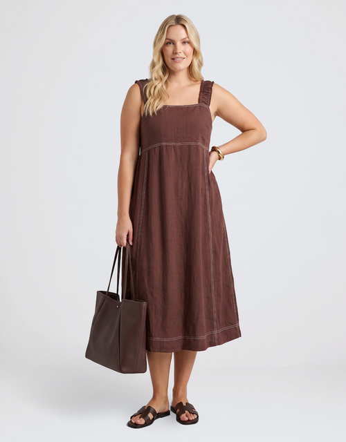 Sage Dress - Chocolate