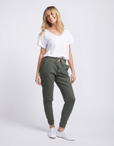 Saint Rose - Libby Jogger - Khaki - White & Co Living Jeans