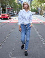 Saint Rose - Libby Jogger - Vintage Blue - White & Co Living Jeans