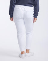 Saint Rose - Libby Jogger - White - White & Co Living Jeans