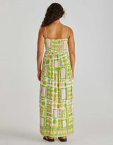 sass-emmett-maxi-dress-green-shell-patchwork-womens-clothing