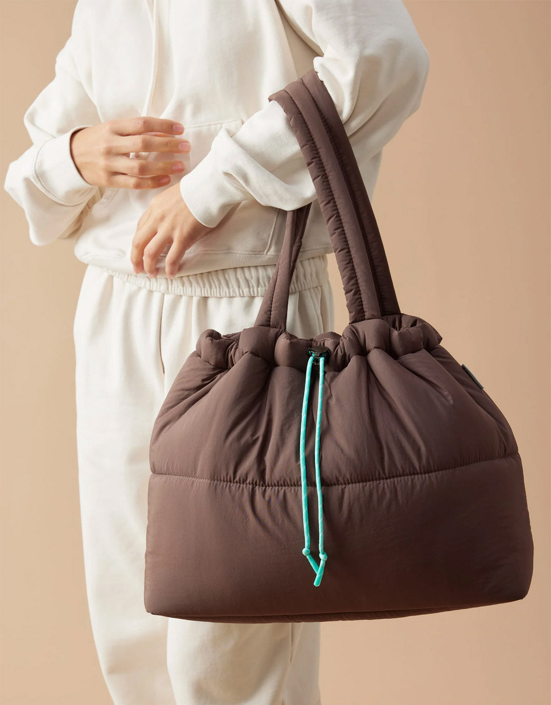 Scrunch Base - Chocolate/Turquoise