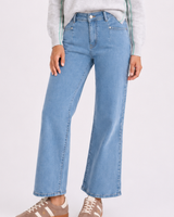 Sophia Cropped Stretch Jean - Light Wash