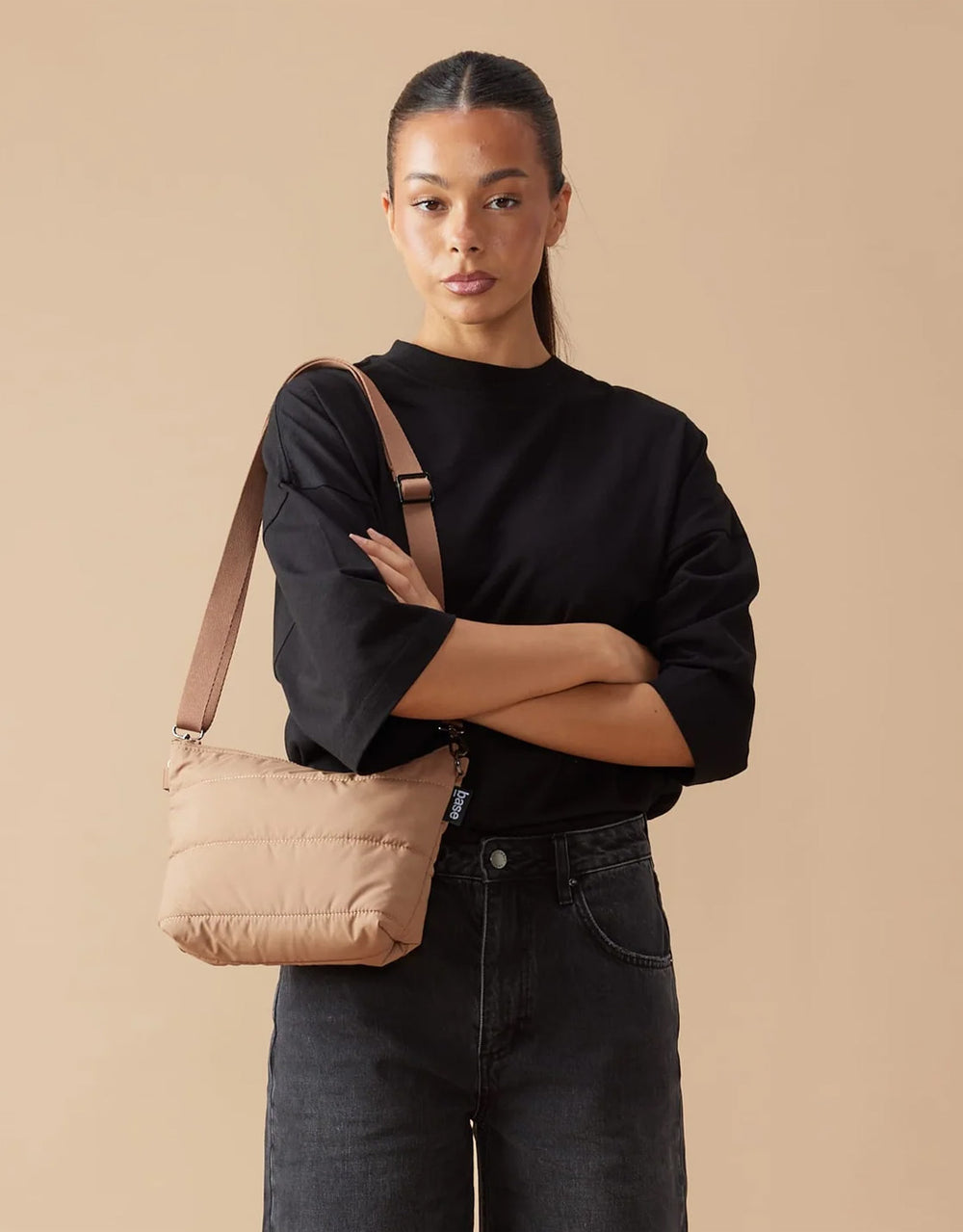 Stash Base Crossbody Cloud - Hazelnut