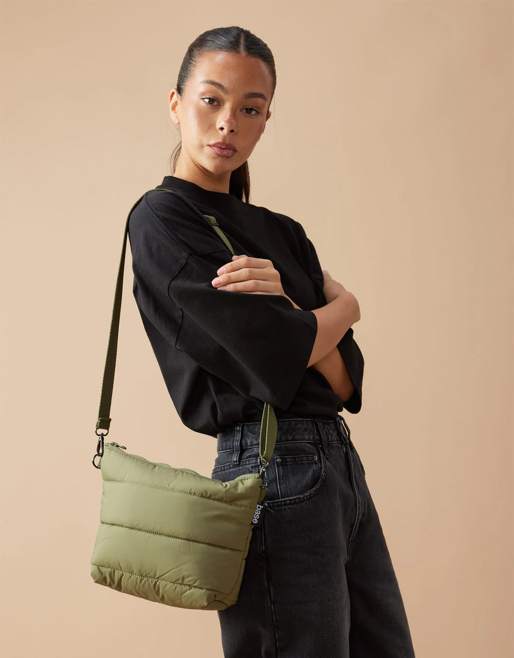 Stash Base Crossbody Cloud - Khaki