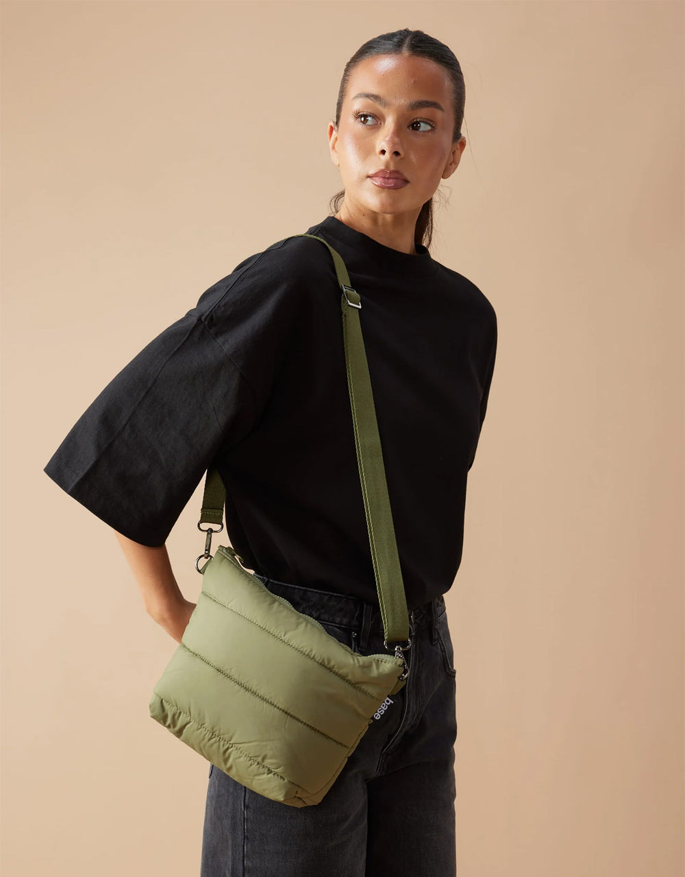 Stash Base Crossbody Cloud - Khaki