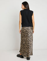 stories-be-told-record-satin-bias-skirt-leopard-womens-clothing