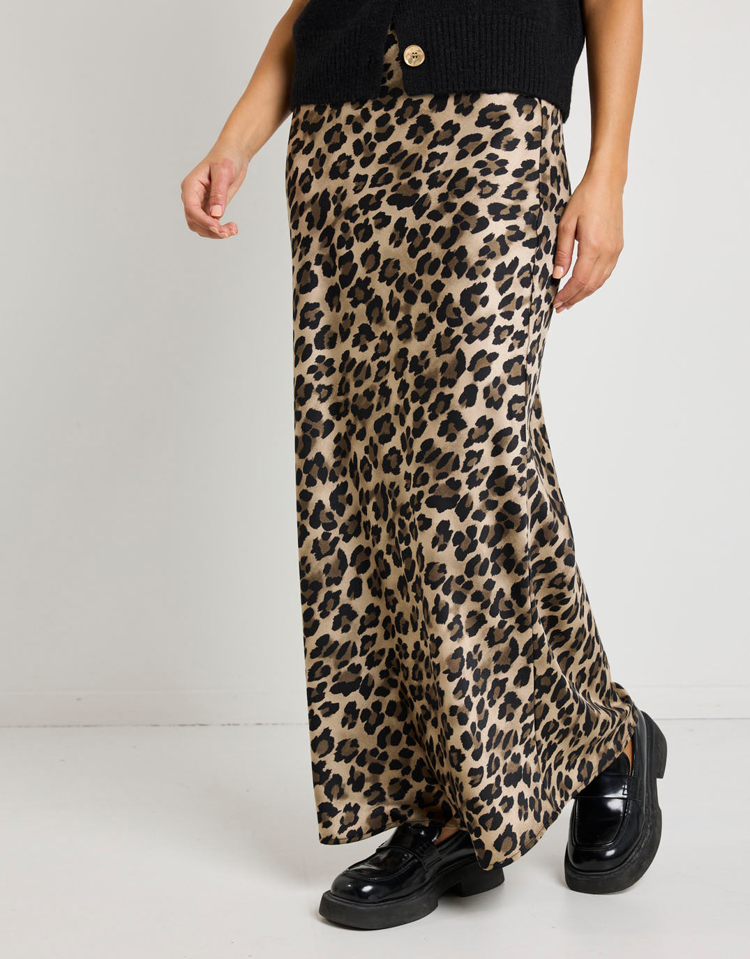 stories-be-told-record-satin-bias-skirt-leopard-womens-clothing