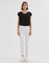 The 24/7 Bengaline Crop Pant - White