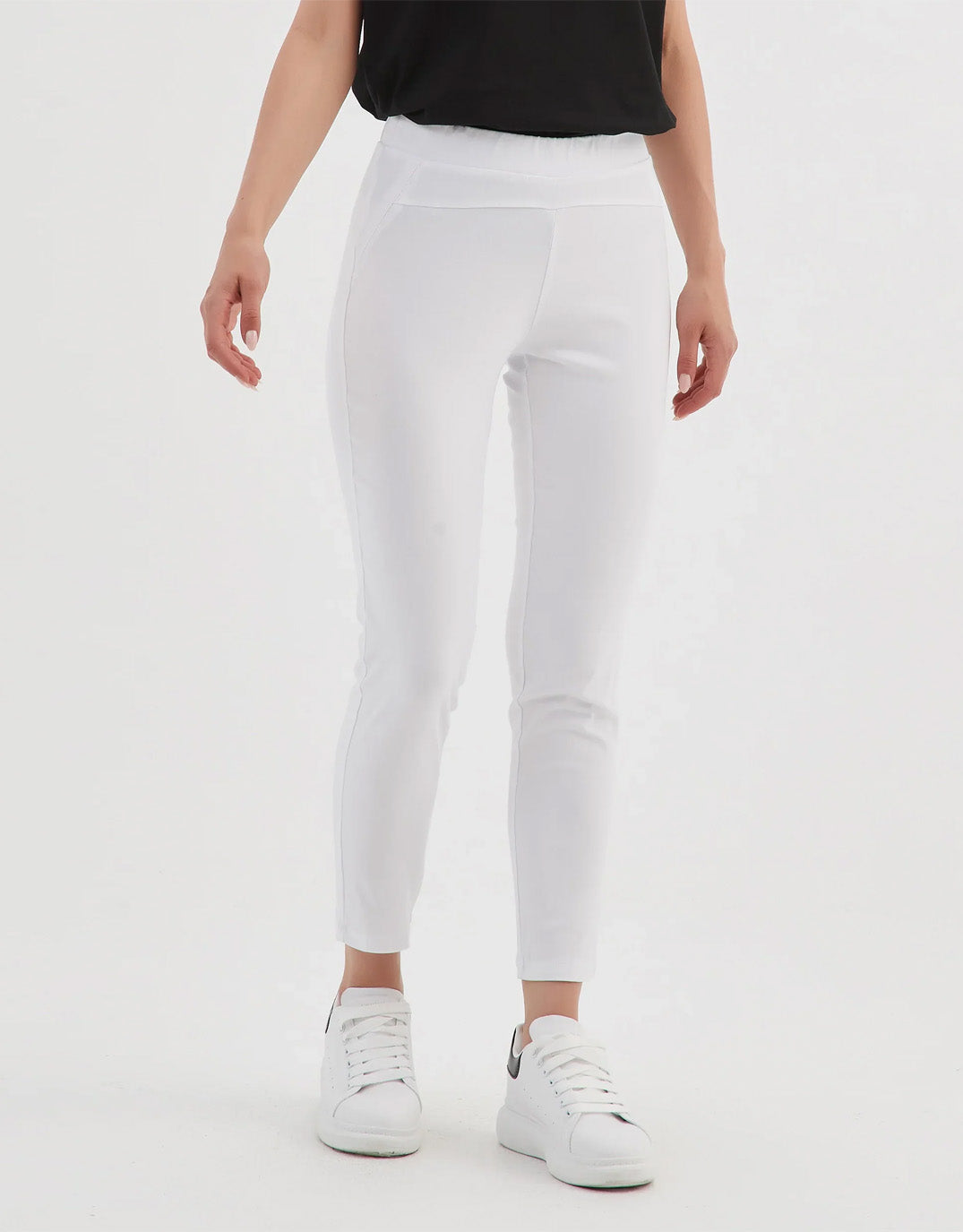 The 24/7 Bengaline Crop Pant - White